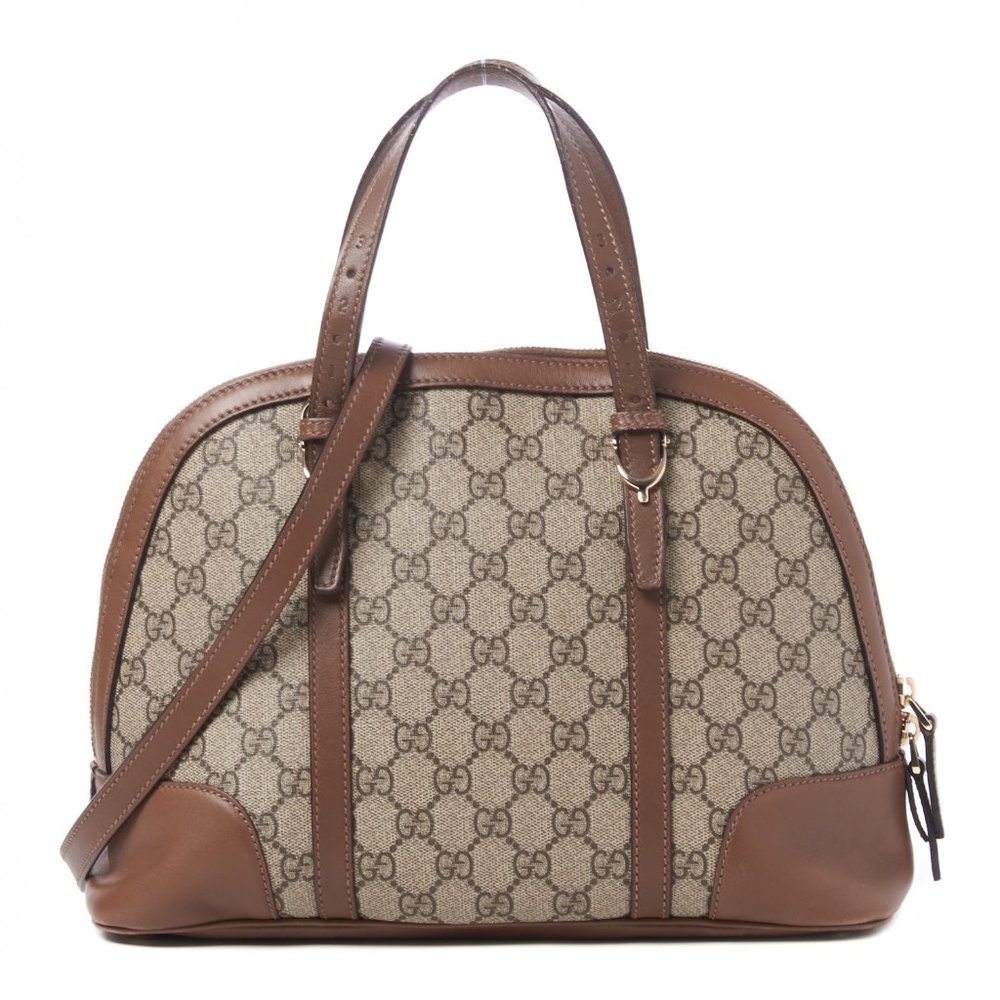 ❌SOLD❌ Gucci GG Supreme Monogram Nice Top Handle Dome Bag